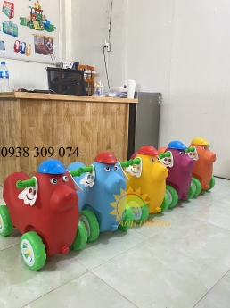 Xe chòi chân con cún, con gà nhập khẩu dành cho bé
