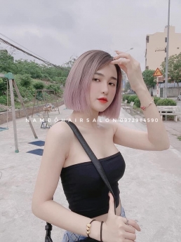Top Salon Uốn Cụp Tóc Ngang Vuông Tầng Thấp Đẹp Giá Rẻ Hoài Đức- Nam Đỗ Hair Salon