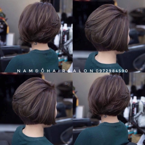 Top Salon Uốn Cụp Phồng Tóc Ngang Vuông Đẹp Uy Tín Giá Rẻ Hoài Đức- Nam Đỗ Hair Salon