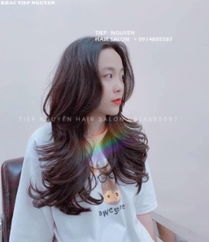 Top 10 tóc hot trend,  bão noru, uốn xoăn, hot trend nhuộm tóc - Học nghề tóc Tiệp Nguyễn