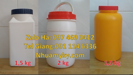 hũ 250 gram đựng bột ngũ cốc, hũ 100 g đựng kẹo Hũ hóa chất 50 gram hũ 50gr nắp vặn hũ nhựa 100gr,