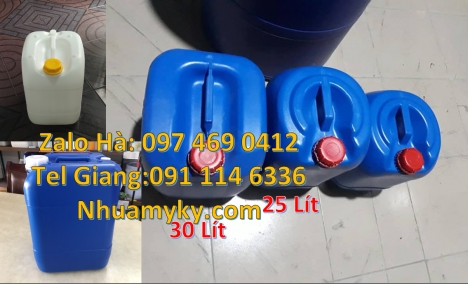 can nhựa 25 lít đựng axit, can nhựa 30 lít đựng thực phẩm can nhựa 5 lít trong can 18l đựng mật mí