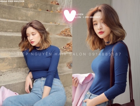 79 tóc hot trend,  bão noru, uốn xoăn, hot trend nhuộm tóc - Học nghề tóc Tiệp Nguyễn