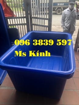Thùng nhựa chữ nhật 500 lít 1 lớp, 2 lớp nuôi cá  - 096 3839 597 Ms Kính