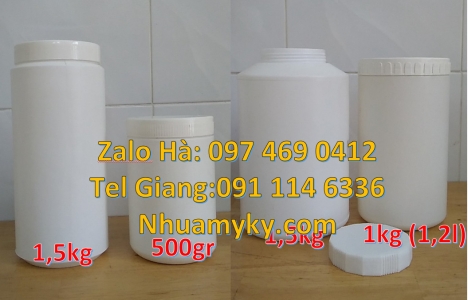 hũ 250 gram đựng bột ngũ cốc, hũ 100 g đựng kẹo Hũ hóa chất 50 gram hũ 50gr nắp vặn hũ nhựa 100gr,