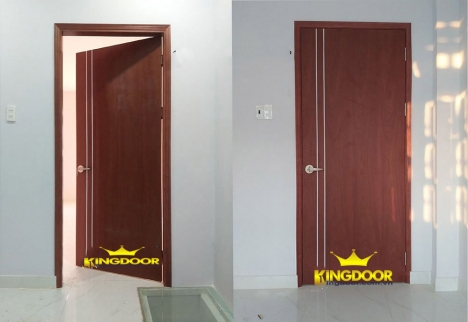 Cửa gỗ MDF Melamine tại Phan Thiết- Cửa phòng cao cấp