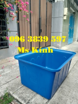 Thùng nhựa chữ nhật 500 lít 1 lớp, 2 lớp nuôi cá  - 096 3839 597 Ms Kính