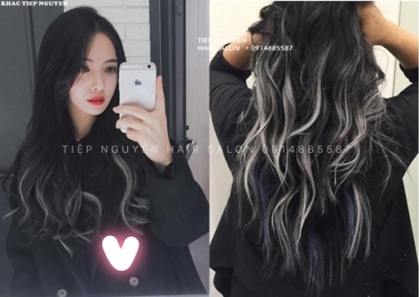 63 tóc hot trend,  bão noru, uốn xoăn, hot trend nhuộm tóc - Học nghề tóc Tiệp Nguyễn