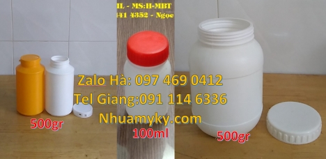 hũ 250 gram đựng bột ngũ cốc, hũ 100 g đựng kẹo Hũ hóa chất 50 gram hũ 50gr nắp vặn hũ nhựa 100gr,