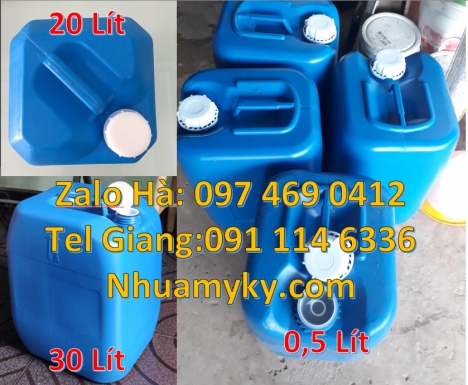 can nhựa 25 lít đựng axit, can nhựa 30 lít đựng thực phẩm can nhựa 5 lít trong can 18l đựng mật mí