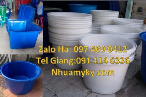 Bán thùng nhựa đựng nước 1000l hình tròn,thùng chứa nước hình chữ nhật