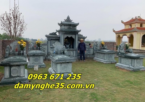 15 Mẫu lăng mộ bằng đá đẹp thiết kế cao cấp bán tại An Giang