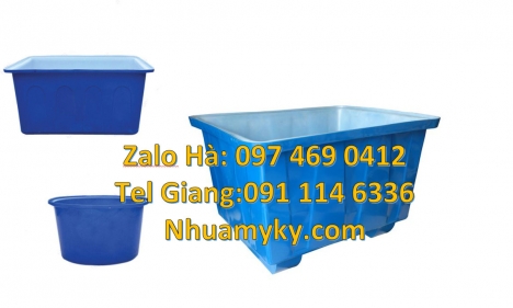 thùng chữ nhật 1100 lít, thùng vuông 200 lít, Thùng nhựa tròn 1500 lít, Thùng nhựa 1800