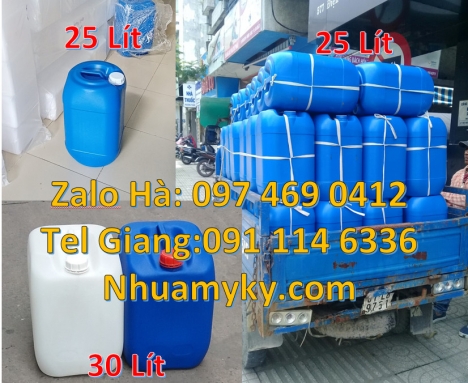can nhựa 25 lít đựng axit, can nhựa 30 lít đựng thực phẩm can nhựa 5 lít trong can 18l đựng mật mí