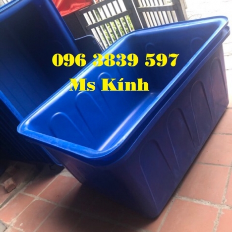 Thùng nhựa chữ nhật 500 lít 1 lớp, 2 lớp nuôi cá  - 096 3839 597 Ms Kính