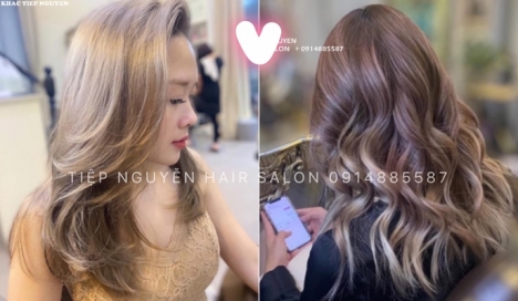 Top 54 tóc hot trend,  bão noru, uốn xoăn, hot trend nhuộm tóc - Học nghề tóc Tiệp Nguyễn