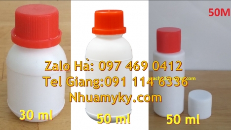 chai nhựa đựng thuốc thủy sản,  chai nhựa 250 ml, chai giá rẻ 250 ml, Chai 30 ml vặn, chai 30 ml nắp