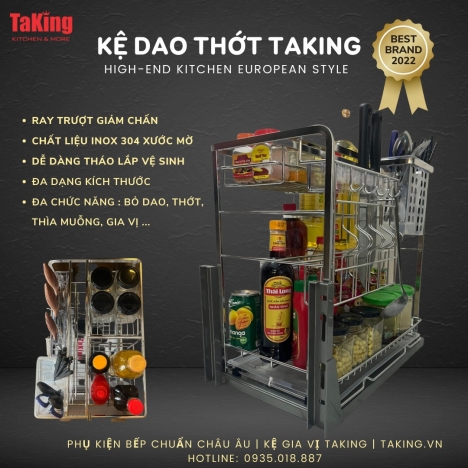 KỆ DAO THỚT ĐA NĂNG DT250 TAKING