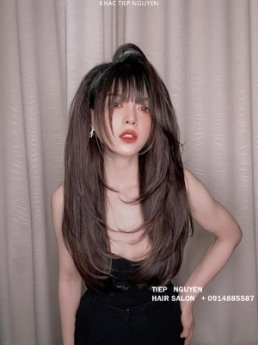 107 tóc layer,Miss Grand, tóc ngắn - Học nghề tóc Tiệp Nguyễn