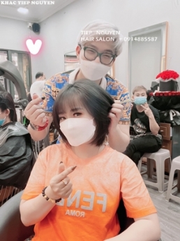 14 tóc layer,Miss Grand, tóc ngắn - Học nghề tóc Tiệp Nguyễn