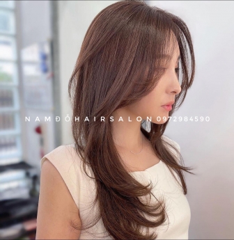 Top Salon Uốn Mái Mưa Tóc Dài Layer Đẹp Uy Tín Giá Rẻ Hoài Đức - Nam Đỗ Hair Salon