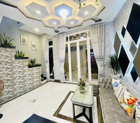 Quận 6, Nhà 2 Tầng, 54m2 - 1/ Hậu Giang. Hơn 4ty