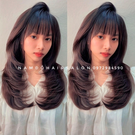 Top Salon Làm Cụp Tóc Dài Mái Mưa Đẹp Giá Rẻ Hoài Đức - Nam Đỗ Hair Salon