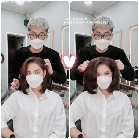 15 tóc layer,Miss Grand, tóc ngắn - Học nghề tóc Tiệp Nguyễn