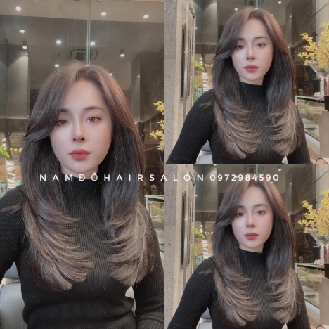 Top Salon Uốn Xoăn Cụp Tóc Dài Layer Đẹp Giá Rẻ Hoài Đức - Nam Đỗ Hair Salon