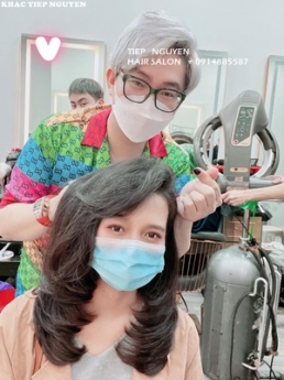 4 tóc layer,Miss Grand, tóc ngắn - Học nghề tóc Tiệp Nguyễn