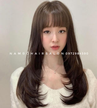 Top Salon Uốn Xoăn Cụp Tóc Dài Layer Đẹp Uy Tín Giá Rẻ Hoài Đức - Nam Đỗ Hair Salon