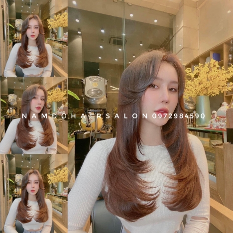 Top Salon Uốn Mái Mưa Tóc Dài Layer Đẹp Giá Rẻ Hoài Đức - Nam Đỗ Hair Salon