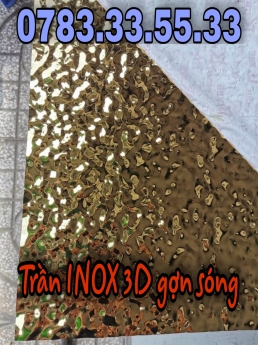 Trần INOX 3D Gợn Sóng