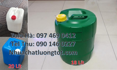 can 20l giá rẻ, can 25l xanh, Can cao cấp Can 20l đựng axit can 25l đựng tinh dầu, can 30l đựng th