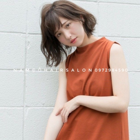 Uốn Xoăn Sóng Nước Tóc Ngắn,Top Salon Làm Đẹp Giá Rẻ Hoài Đức - Nam Đỗ Hair Salon