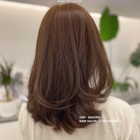 2 kiểu tóc layer,Miss Grand, uốn cụp mái bay - Học nghề tóc Tiệp Nguyễn