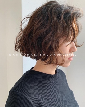 Uốn Sóng Nước Tóc Ngắn,Top Salon Làm Đẹp Giá Rẻ Hoài Đức - Nam Đỗ Hair Salon