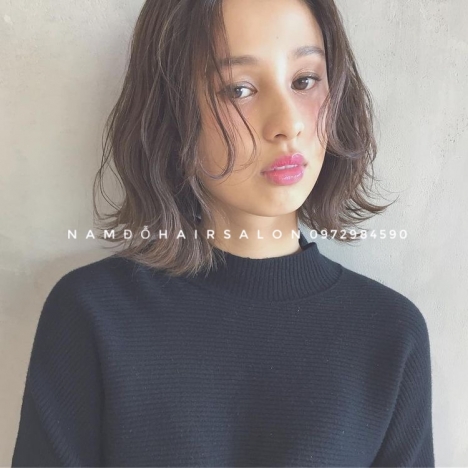 Uốn Sóng Nước Tóc Ngắn,Top Salon Làm Đẹp Uy Tín Giá Rẻ Hoài Đức - Nam Đỗ Hair Salon