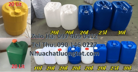 can 20l giá rẻ, can 25l xanh, Can cao cấp Can 20l đựng axit can 25l đựng tinh dầu, can 30l đựng th