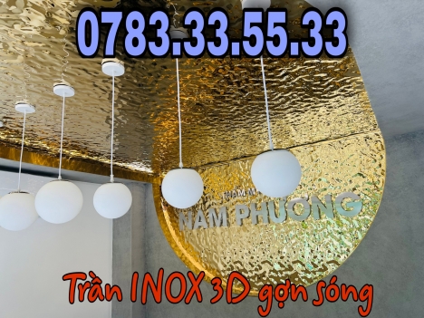 Trần INOX 3D Gợn Sóng