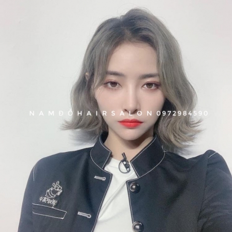 Uốn Sóng Nước Tóc Ngang Vai,Top Salon Làm Đẹp Giá Rẻ Hoài Đức - Nam Đỗ Hair Salon