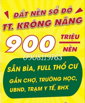 Cần Bán 10 Lô Đất Nền Sổ Đỏ Ngay Trung Tâm Hành Chính Mới