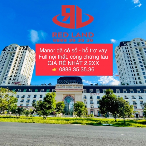 MANOR (Đã Có Sổ) Nhỉnh 2TỶ, Nội Thất Xịn