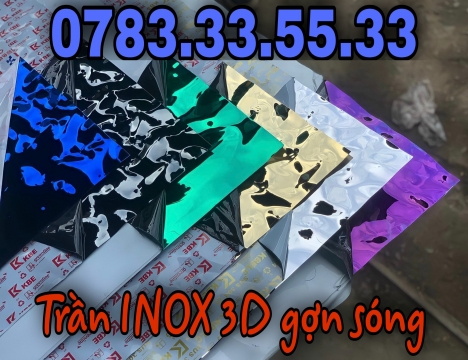 Trần INOX 3D Gợn Sóng