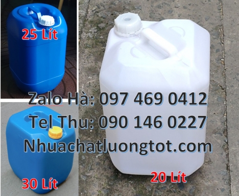 can 20l giá rẻ, can 25l xanh, Can cao cấp Can 20l đựng axit can 25l đựng tinh dầu, can 30l đựng th