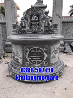 83+ Hoa văn mẫu mộ đá - mộ tròn đá đẹp tại Bắc Ninh