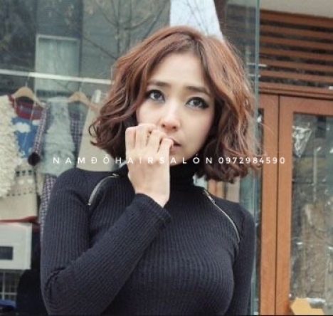 Uốn Xoăn Xù Mì Tóc Ngắn,Top Salon Làm Đẹp Giá Rẻ Hoài Đức - Nam Đỗ Hair Salon