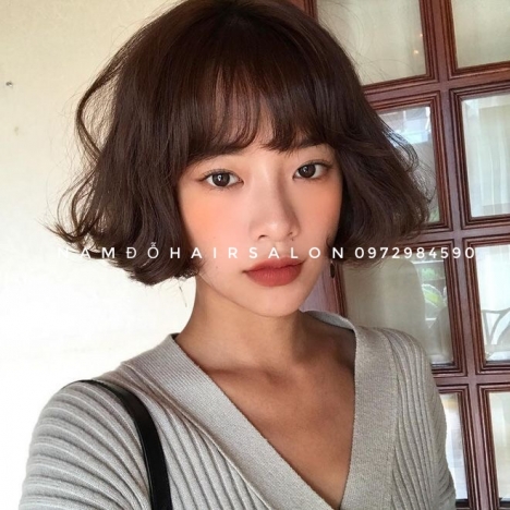 Uốn Sóng Nước Tóc Bob, Top Salon Làm Đẹp Giá Rẻ Hoài Đức - Nam Đỗ Hair Salon