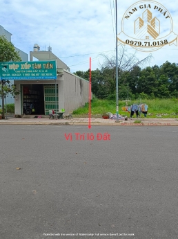 Bán Đất Mặt Tiền KDC Tín Nghĩa 116m Giá 2,6 tỷ Sổ riêng thổ cư