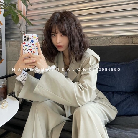 Uốn Xoăn Xù Mì Tóc Ngang Vai,Top Salon Làm Đẹp Giá Rẻ Hoài Đức - Nam Đỗ Hair Salon